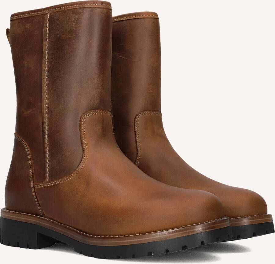 AYANA Boots Dames 762 Maat: 36 Materiaal: Leer Kleur: Bruin