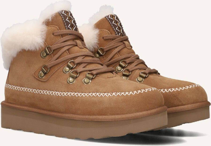 AYANA Veterboots Dames Sw4w083yw Maat: 42 Materiaal: Suède Kleur: Cognac