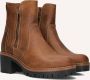 AYANA Enkellaarsjes Dames 854 Maat: 37 Materiaal: Leer Kleur: Bruin - Thumbnail 1