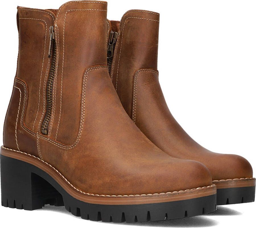 AYANA Enkellaarsjes Dames 854 Maat: 36 Materiaal: Leer Kleur: Bruin