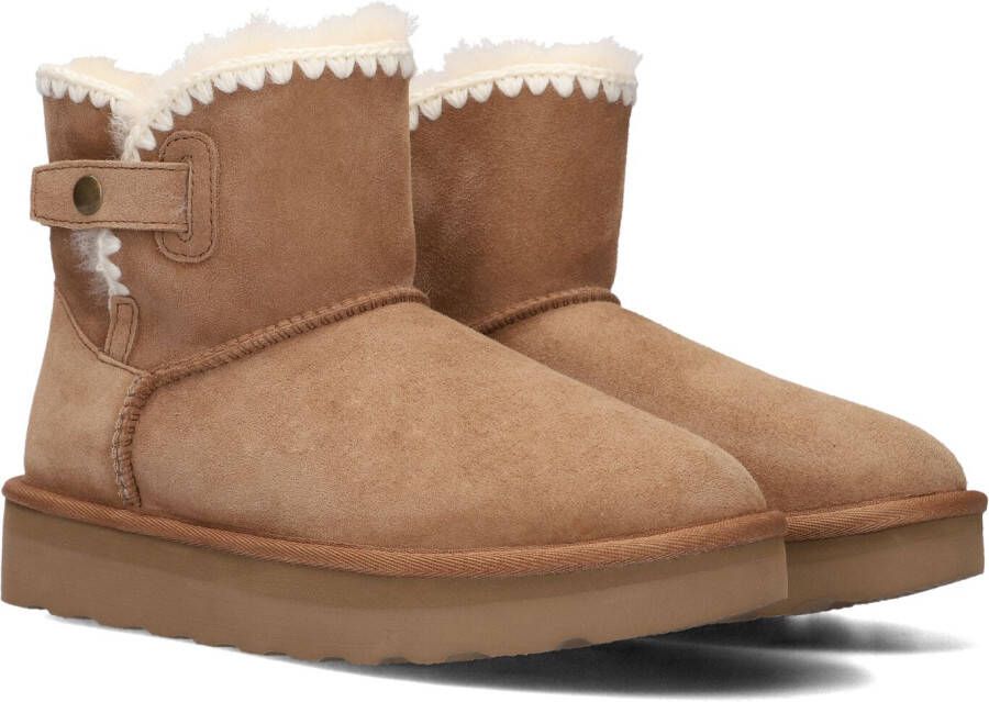AYANA Vachtlaarzen Dames Sw3w493yw Maat: 38 Materiaal: Suède Kleur: Camel