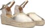 AYANA Espadrilles Dames Omo25yu814 Maat: 42 Materiaal: Suède Kleur: Goudkleurig - Thumbnail 1