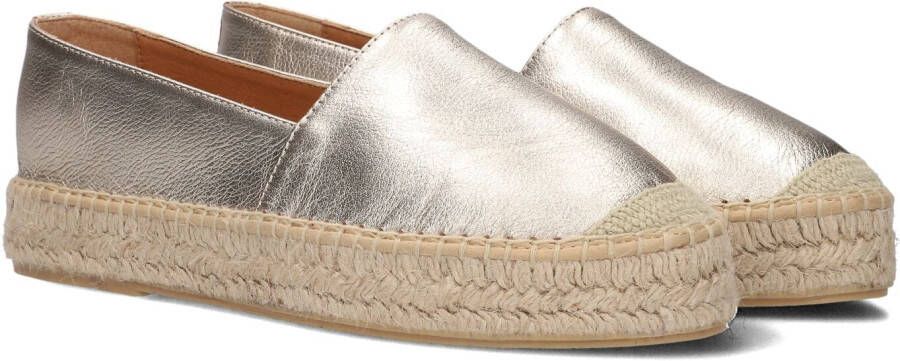 AYANA Espadrilles Dames Omo25yu815 Maat: 38 Materiaal: Leer Kleur: Goudkleurig
