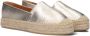 AYANA Espadrilles Dames Omo25yu815 Maat: 38 Materiaal: Leer Kleur: Goudkleurig - Thumbnail 1