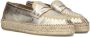 AYANA Espadrilles Dames Omo25yu819 Maat: 39 Materiaal: Leer Kleur: Goudkleurig - Thumbnail 1
