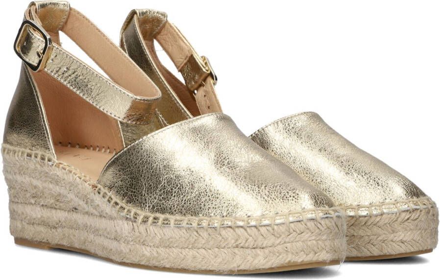 AYANA Espadrilles Dames Yu689 Maat: 38 Materiaal: Leer Kleur: Goud