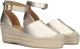 AYANA Espadrilles Dames Yu689 Leer Goudkleurig - Goud