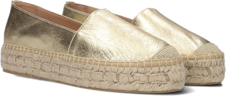 AYANA Espadrilles Dames Yu736 Maat: 37 Materiaal: Leer Kleur: Goud