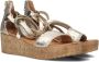 AYANA 722007 Sandalen Dames Goud - Thumbnail 1