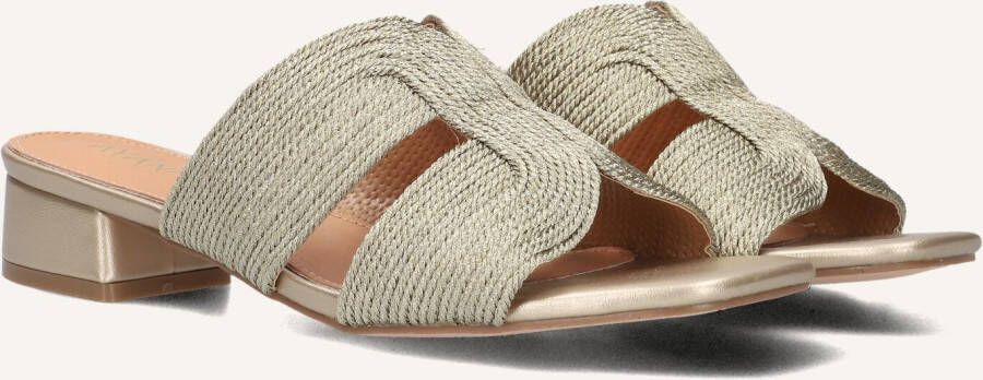 AYANA Slippers Dames 0325-8 Maat: 36 Materiaal: Raffia Kleur: Goud