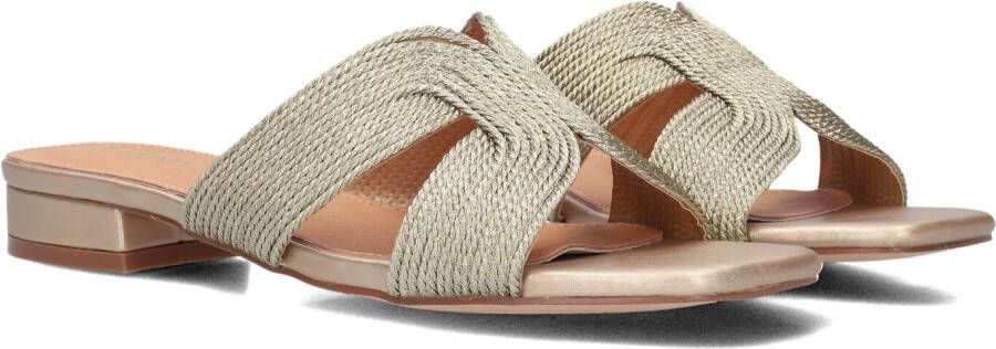 AYANA Slippers Dames 0677-1 Maat: 42 Materiaal: Raffia Kleur: Goud