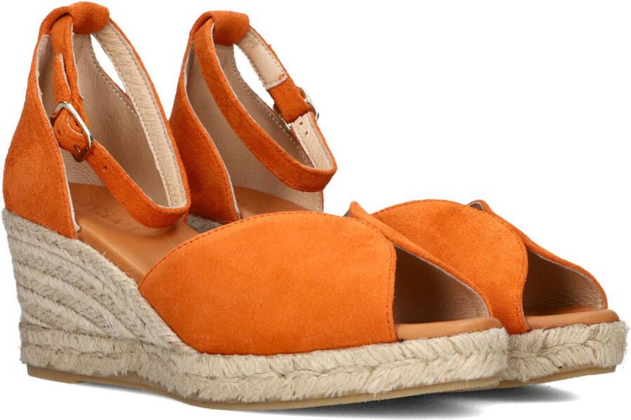 AYANA Espadrilles Dames Yu6891 Maat: 38 Materiaal: Suède Kleur: Oranje