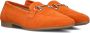 AYANA 4788 Loafers Instappers Dames Oranje - Thumbnail 1