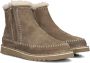 AYANA Enkelboots Dames 2431 Maat: 44 Materiaal: Suède Kleur: Taupe - Thumbnail 1