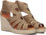 AYANA Yu693 Espadrilles Zomer Schoenen Dames Taupe - Thumbnail 1