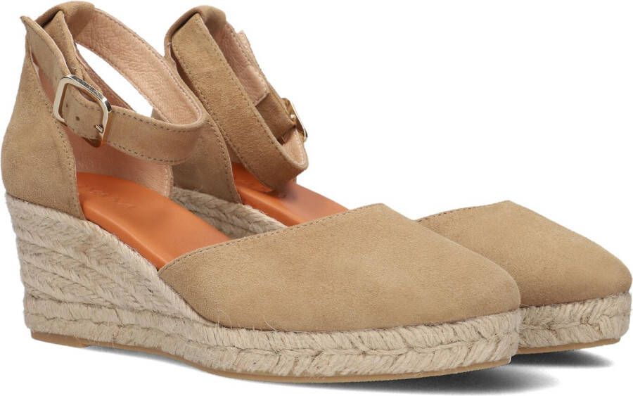 AYANA Espadrilles Dames Yu735 Maat: 42 Materiaal: Suède Kleur: Taupe