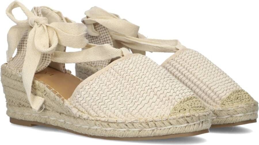 AYANA Espadrilles Dames 0655-1 Maat: 40 Materiaal: Raffia Kleur: Wit