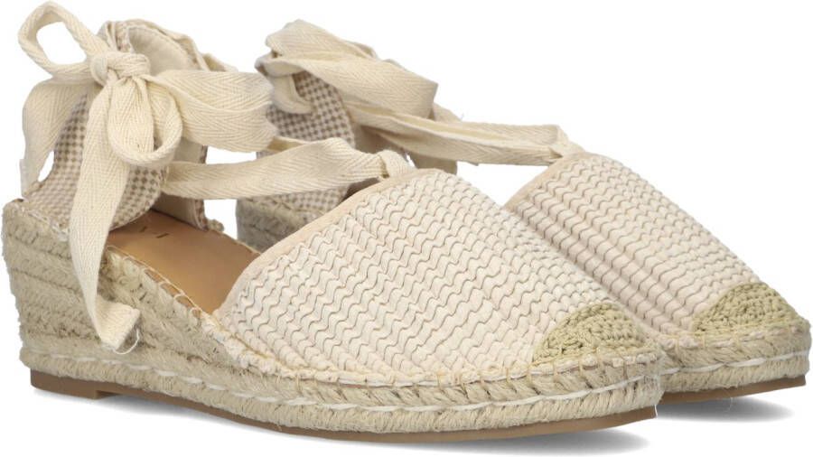 AYANA Espadrilles Dames 0655-1 Maat: 38 Materiaal: Raffia Kleur: Wit