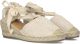 AYANA Espadrilles Dames 0655-1 Raffia Wit - Wit
