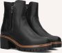 AYANA Enkellaarsjes Dames 854 Maat: 38 Materiaal: Leer Kleur: Zwart - Thumbnail 1