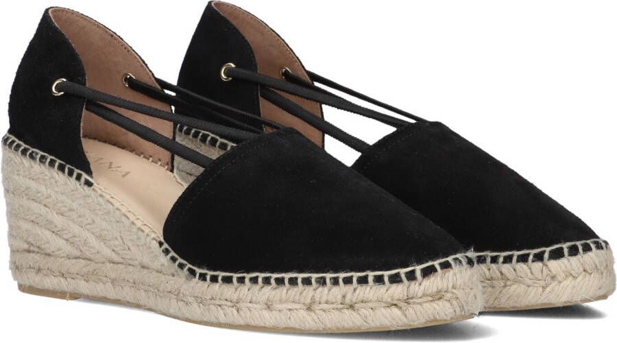 AYANA Espadrilles Dames Yu688 Maat: 39 Materiaal: Suède Kleur: Zwart