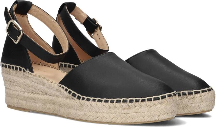 AYANA Espadrilles Dames Yu689 Maat: 36 Materiaal: Leer Kleur: Zwart