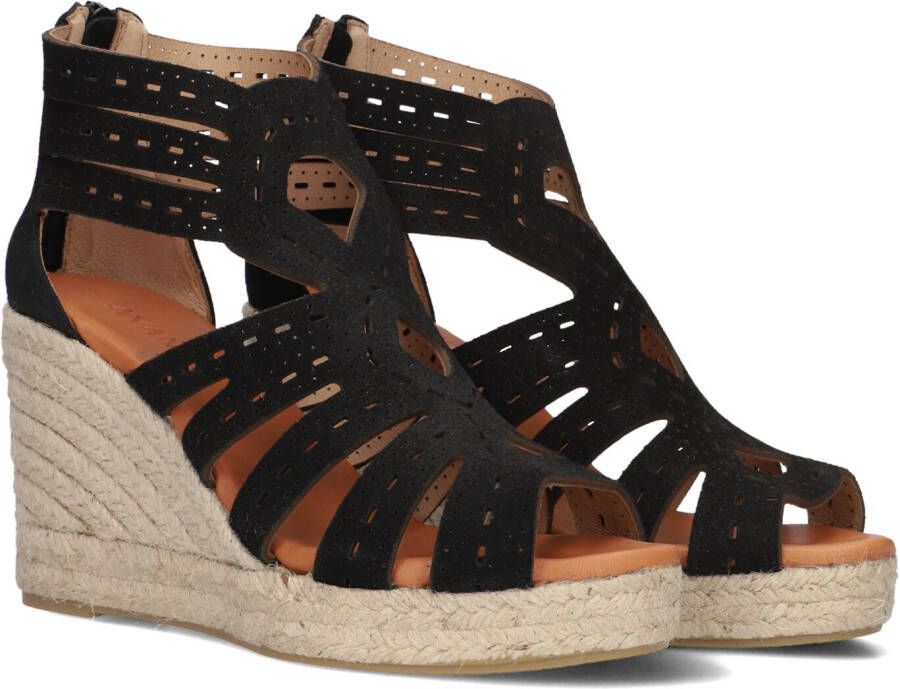 AYANA Espadrilles Dames Yu693 Maat: 42 Materiaal: Suède Kleur: Zwart