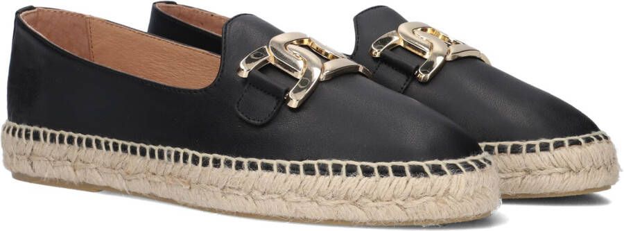 AYANA Espadrilles Dames Yu695 Maat: 36 Materiaal: Leer Kleur: Zwart