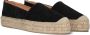 AYANA Yu736 Espadrilles Dames Zwart - Thumbnail 1