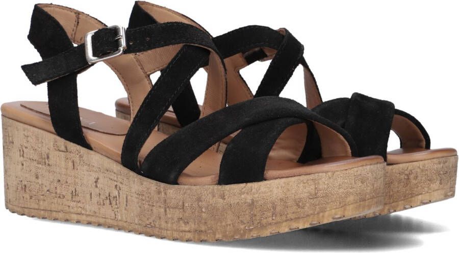 AYANA Sandalen met Hak Dames 722032 Maat: 42 Materiaal: Suède Kleur: Zwart