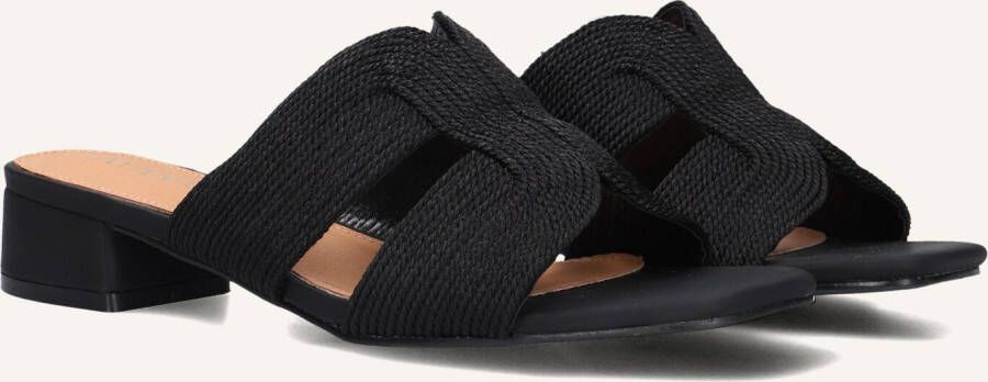 AYANA Slippers Dames 0325-8 Maat: 36 Materiaal: Raffia Kleur: Zwart
