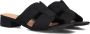 AYANA Slippers Dames 0325-8 Maat: 36 Materiaal: Raffia Kleur: Zwart - Thumbnail 1