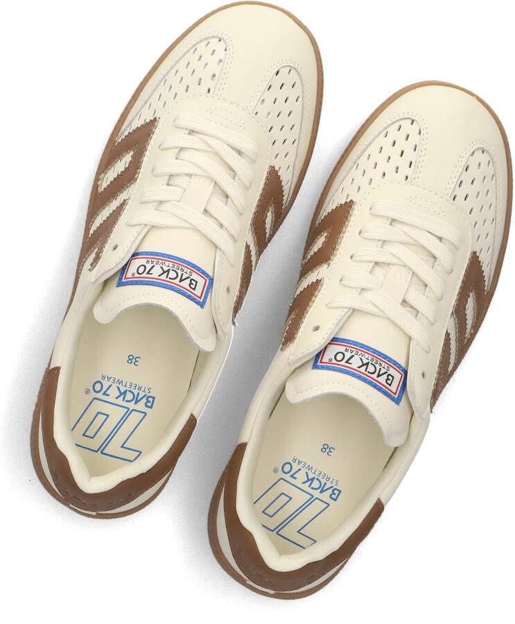 BACK70 Lage Sneakers Dames Cloud Leer Beige - Foto 4