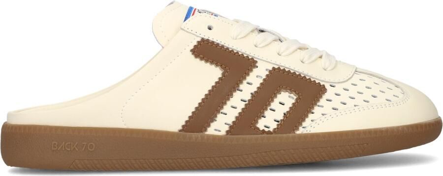 BACK70 Lage Sneakers Dames Easter Leatherlook Beige
