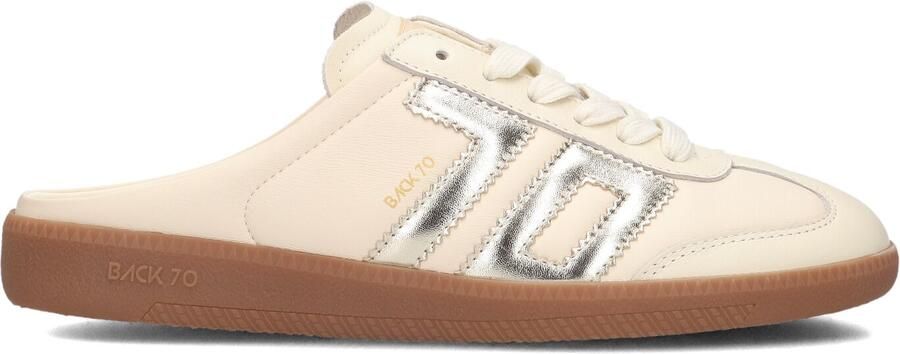BACK70 Lage Sneakers Dames Easter Leer Beige
