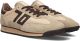 BACK70 Lage Sneakers Heren Jogger Leer Beige - Beige