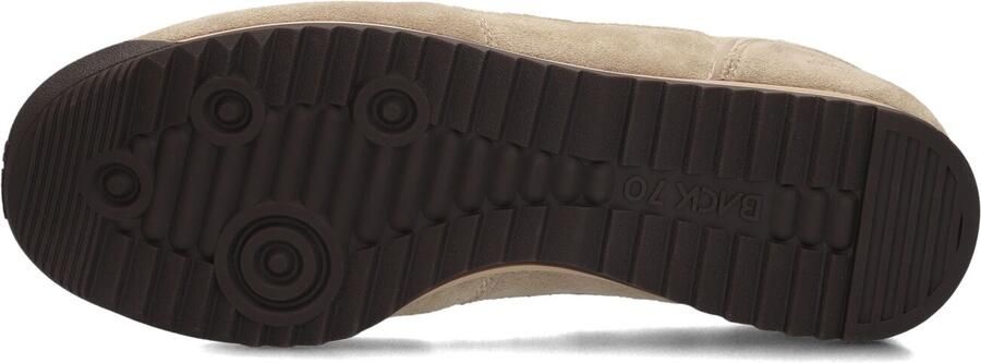 BACK70 Lage Sneakers Heren Jogger Leer Beige - Foto 5