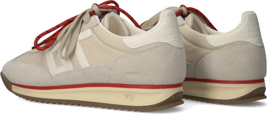 BACK70 Lage Sneakers Dames Jogger Textiel Beige - Foto 3