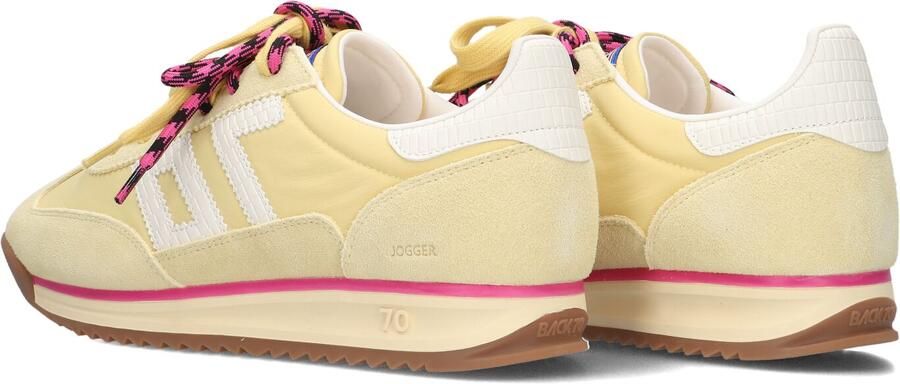 BACK70 Lage Sneakers Dames Jogger Textiel Beige - Foto 3