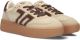 BACK70 Lage Sneakers Dames Xxl Ponyhair Beige - Beige