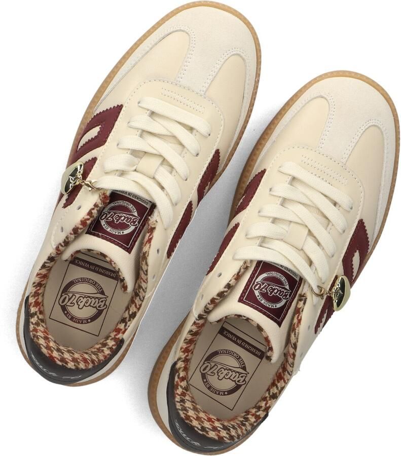 BACK70 Lage Sneakers Dames Xxl Leer Beige - Foto 2