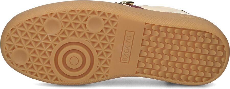 BACK70 Lage Sneakers Dames Xxl Leer Beige - Foto 5