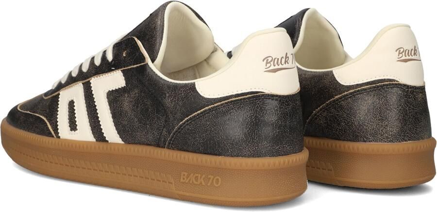 BACK70 Lage Sneakers Heren Double Leer Blauw - Foto 3