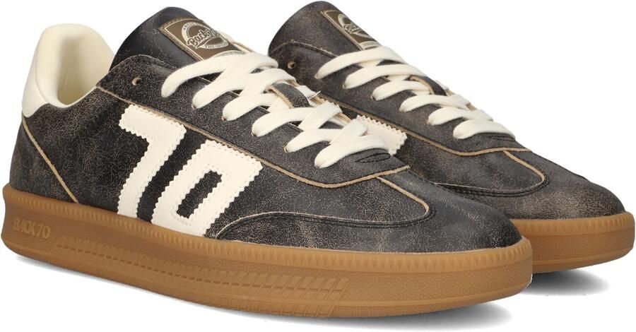 BACK70 Lage Sneakers Heren Double Leer Blauw - Foto 1