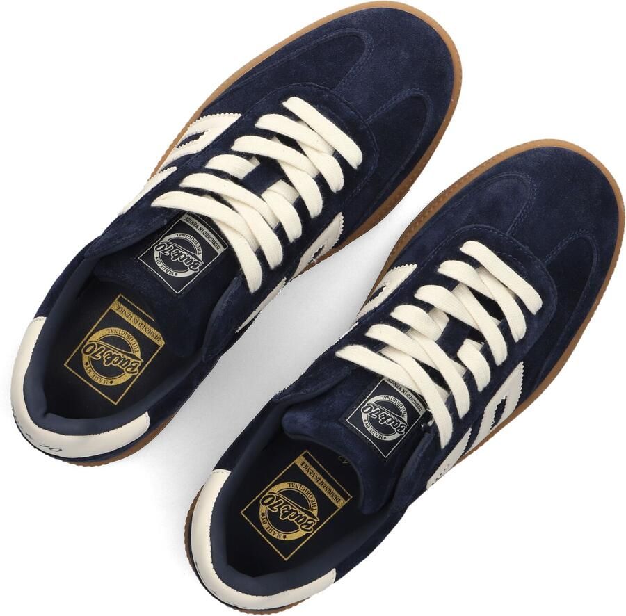 BACK70 Lage Sneakers Heren Double Suède Blauw - Foto 2