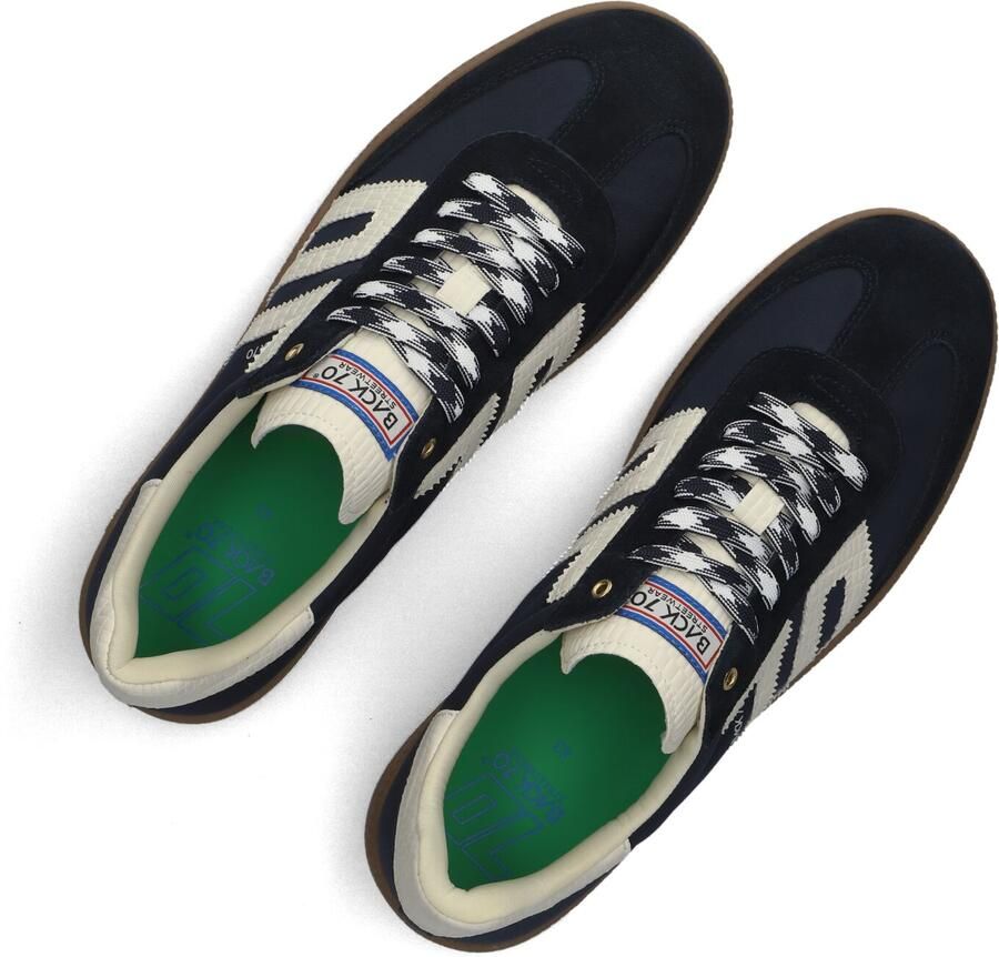 BACK70 Lage Sneakers Heren Ghost Textiel Blauw - Foto 2