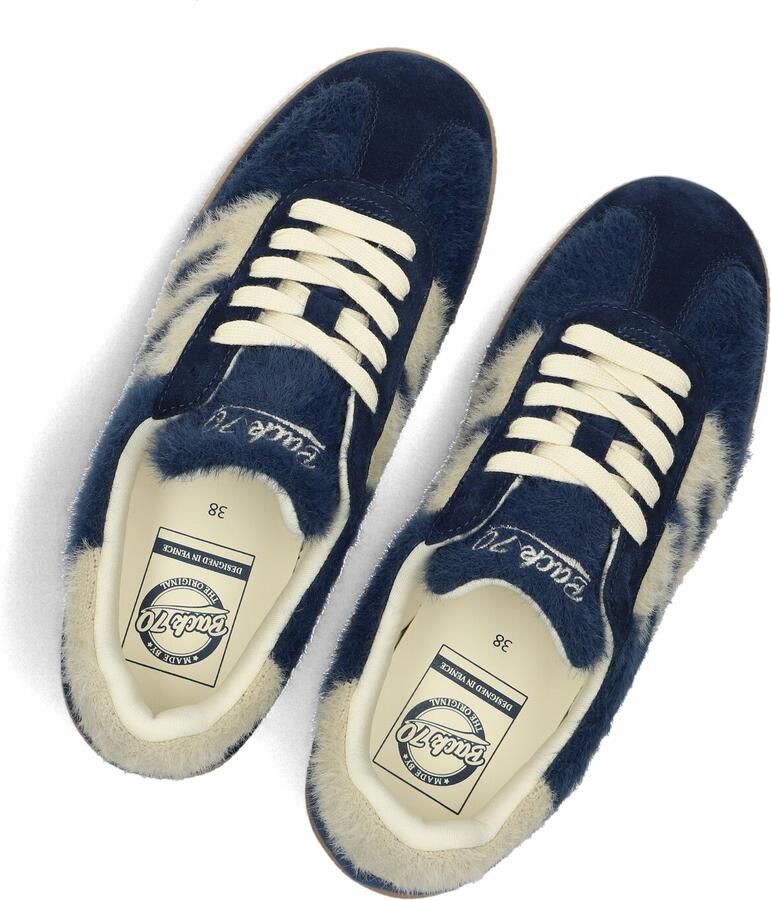 BACK70 Lage Sneakers Dames Mohair Ponyhair Blauw - Foto 2