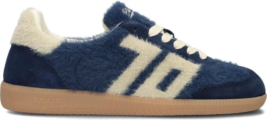 BACK70 Lage Sneakers Dames Mohair Ponyhair Blauw - Foto 3