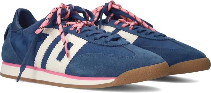 BACK70 Lage Sneakers Dames Rocket Textiel Blauw