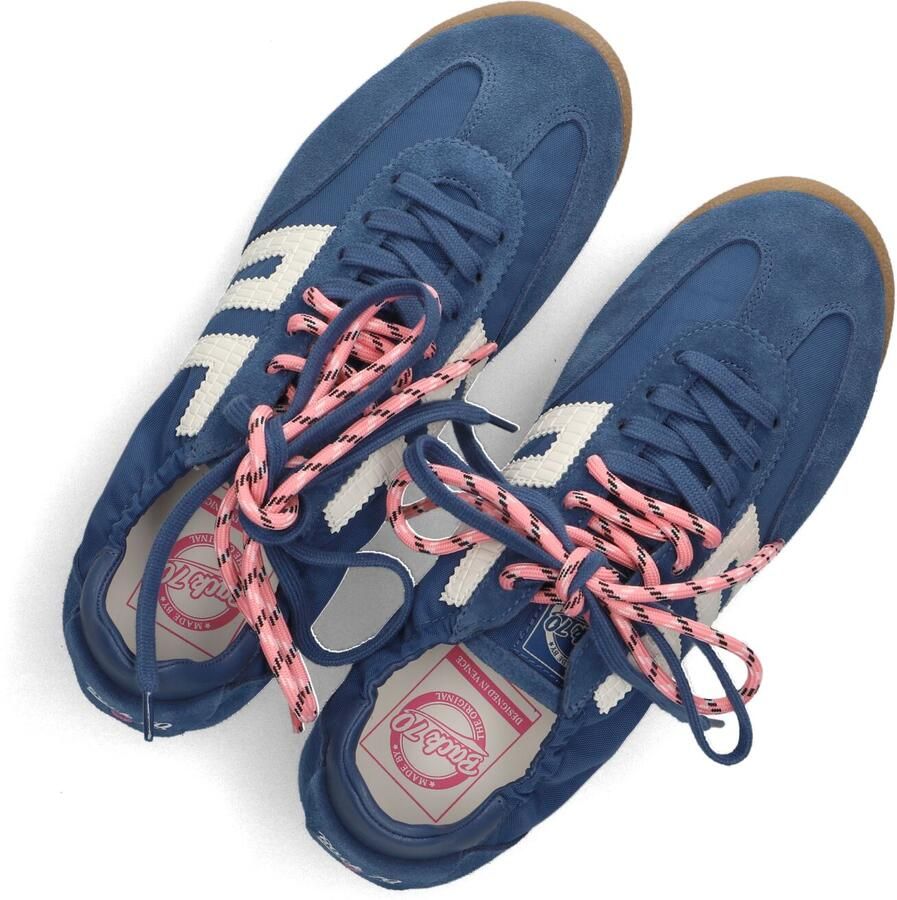 BACK70 Lage Sneakers Dames Rocket Textiel Blauw - Foto 4